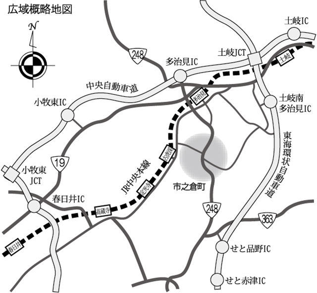 広域概略地図